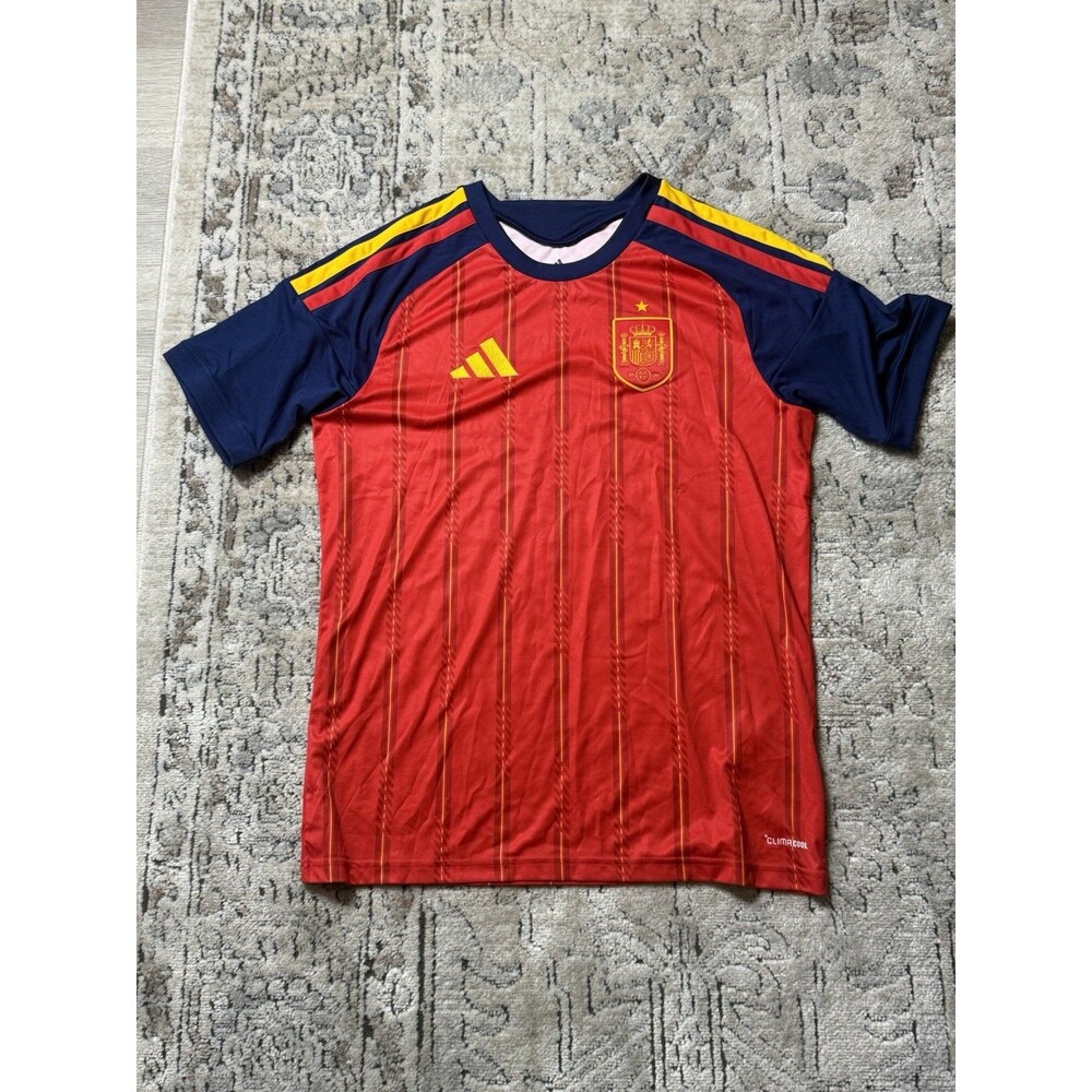 adidas Spain National Team 2026 FIFA World Cup Home Authentic Jersey Size M